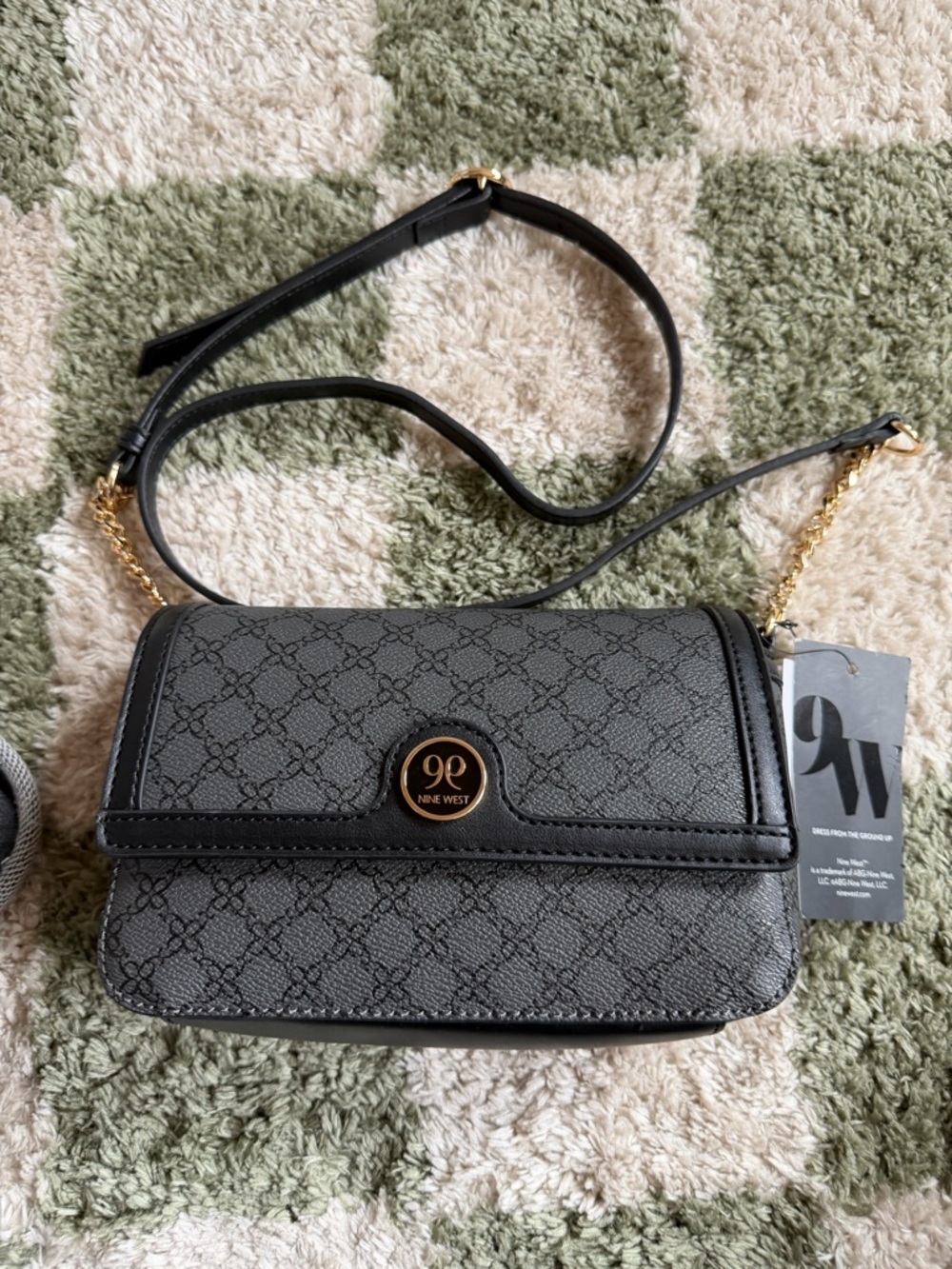 Nine West Patterned Crossbody Bag